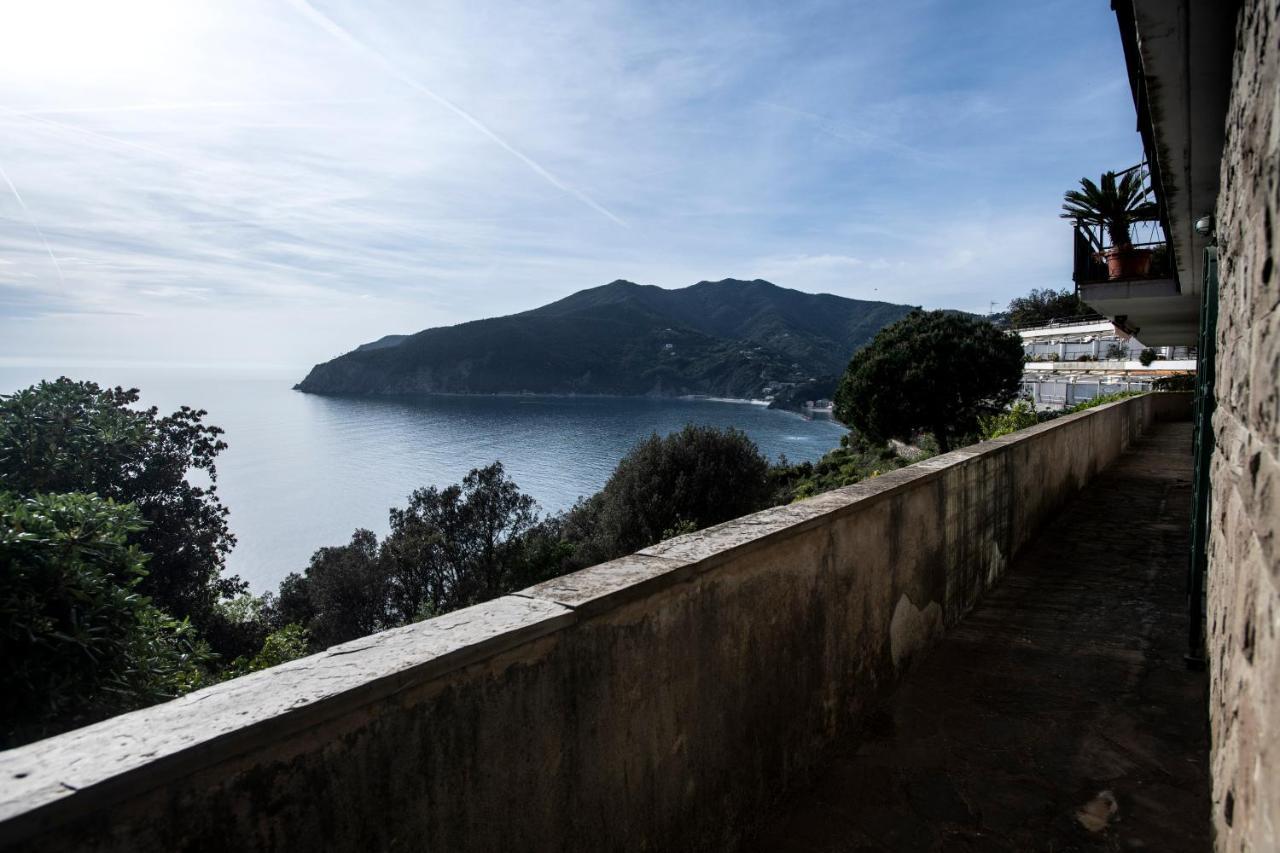 080 - La Villa Storica Il Vigneto 45B, Terrazza Sul Mare - Parcheggio Privato Gratis モネーリア エクステリア 写真