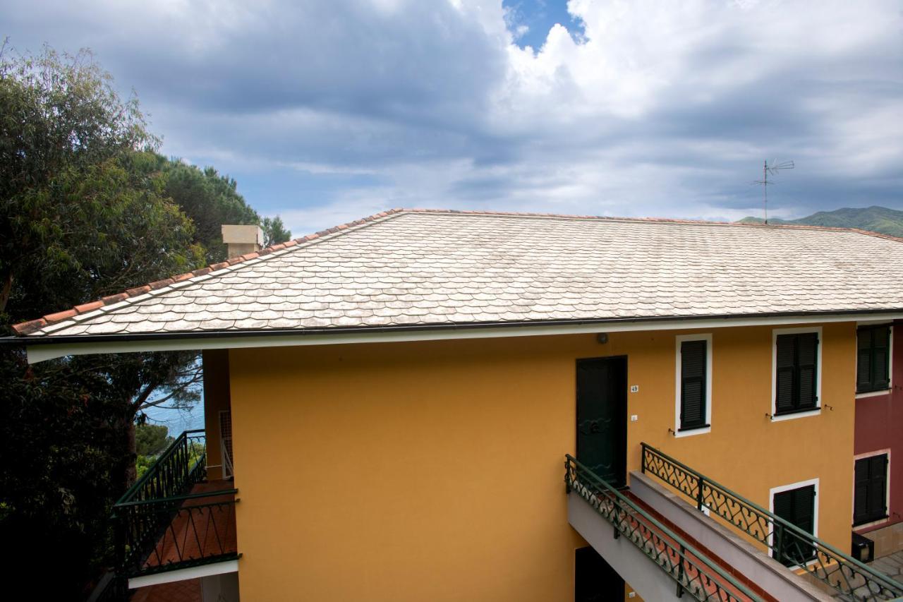 080 - La Villa Storica Il Vigneto 45B, Terrazza Sul Mare - Parcheggio Privato Gratis モネーリア エクステリア 写真